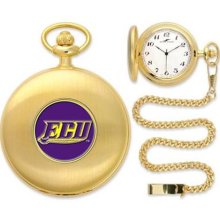 East Carolina Pirates ECU NCAA Gold Pocket Watch ...