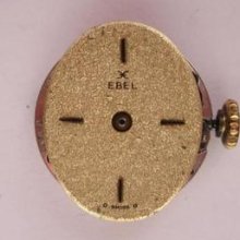 Ebel Cal 67x Oval Dial Watch Movement Running
