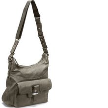 Ecco Womens Albertville Body Bag Handbag Purse Warm Grey Leather 9104397-90173