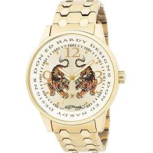 Ed Hardy Stellar Gold Tiger Watch St-tg/ Official Stockist/brand (rrpÂ£120)