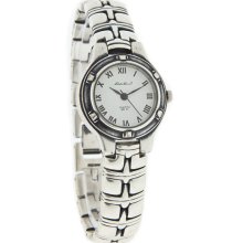 Eddie Bauer Antique Pewter Bracelet Ladies Silver Watch