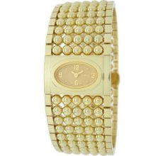 Elegant Women's Gold Plated Bianci Watch 9091l-g