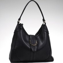 Emperia Women's Classic Fashion Hobo Bag W/ Cut Out Design - Black