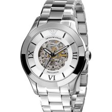 Emporio Armani 'Meccanico' Automatic Bracelet Watch