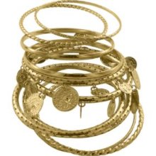 Erica Lyons Gold Gold Bracelet Set