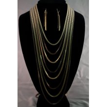 Fab Gold / Chocolate Necklace