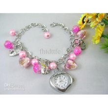 Fashion Mix Style Colourful Chain Quartz Analog Chain Watch Dress Wa