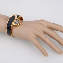 Fashion Snake Skin Quartz Wrist Watch | BLACK