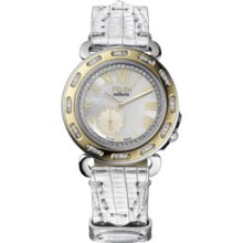 Fendi 'Selleria' MOP Dial Stainless Steel Case Quartz Movement F82034DDCH