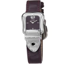 Fendi Watches Women's Fendi B. Red Dial Burgundy Calfskin Burgundy Ca