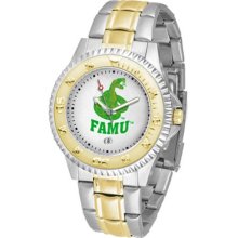 Florida A&M Rattlers FAMU Mens Stainless 23Kt Watch