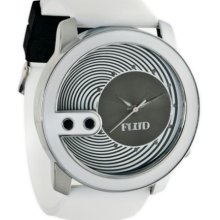 FLuD Watches - The Exchange - Swirl - Watch - White O/S