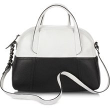Francesco Biasia Designer Handbags, Ari - Color-Block Large Leather Bowler