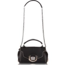 Francesco Biasia Designer Handbags, Phuket - Leather and Canvas Shoulder bag