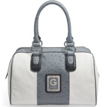 G by GUESS Harrietta Box Satchel, WHITE