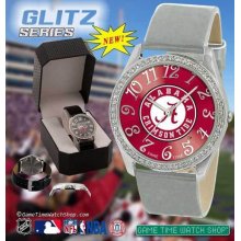 Game Time Glitz Series Team Logo Watch Patent leather strap Gift Box Most NCAA