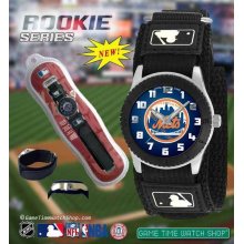 Game Time Youth Watch w/ Official Logo of your favorite MLB Team Black Velcro