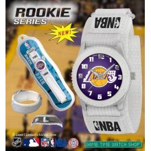 Game Time Youth Watch with Official Logo of your favorite NBA Team White Velcro
