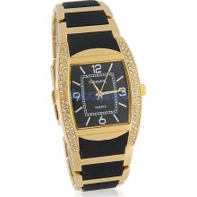 GEMAX 6195 Square Dial Tungsten Steel Men's Watch with Diamond Decoration (Gold) GEMAX 6195 Square Dial Tungsten Steel Men's Watch with Diamond Decoration (Gold)