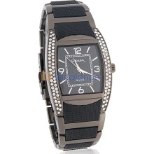 GEMAX 6195 Square Dial Tungsten Steel Men's Watch with Diamond Decoration (Black) GEMAX 6195 Square Dial Tungsten Steel Men's Watch with Diamond Decoration (Black)