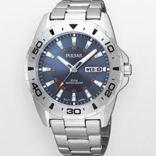 Gents Pulsar 100M Blue Dial Watch PXN195X