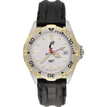 Gents University Of Cincinnati All Star Watch With Leather Strap