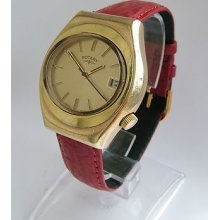 Gents Vintage 1960s Rotary Hand-winding Retro Wrist Watch