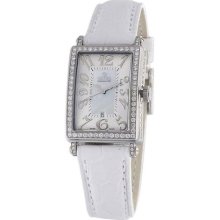 Gevril Women's 7249NV Mini Quartz Avenue of Americas White Diamon ...