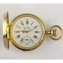 Girard Perregaux 18k Detent Escapement Pocket Watch Chaux De Fonds1860.