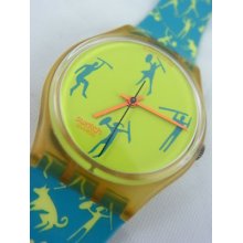 Gk120 Swatch 1990 African Can Beatrice Santicciolo