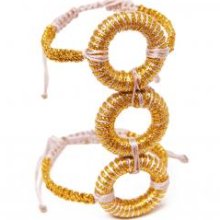 Gold Rings of Love Cuff