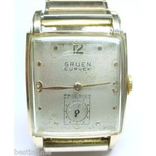 Great Condition Original Vintage 1930s Gruen Precision Curvex Watch Service 440