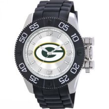 Green Bay Packers Nfl Football Mens Adult Wrist Watch Stainless Steel Analog