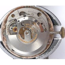 Gruen Automatic - 480ss - Complete Running Watch Movement - Sold For Parts