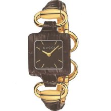 Gucci 1921 18K Yellow Gold Quartz Womens Watch YA130406