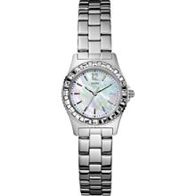 Guess Silver Petite Sport & Sparkle Watch Women's