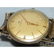 Hamilton 10K Gold Filled 17 Jewels Wind Mechanical Watch with GenuOriginal Speidel Flex Band