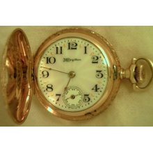 Hampden 14k Gold Pocket Watch
