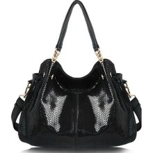 Handbag Women Luxury/Diamond/Fashion bag print paillette bag women's handbag /hobo bag/ Summer snakeskin embossed tote bag
