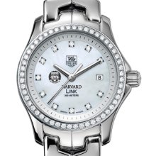Harvard TAG Heuer Watch - Women's Link Watch w/ Diamond Bezel