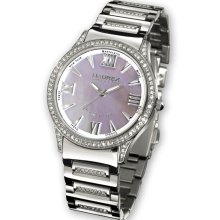 Haurex Italy Women's Xs336dpm Preziosa Purple Mother-of-pearl Watch