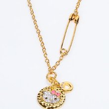 Hello Kitty 14K Gold Plated Bracelet: Swarovski Crystal