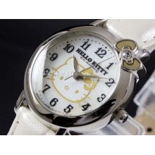 Hello Kitty Classic Ribbon Analogue Wrist Watch (white) Girls Citizen Japan
