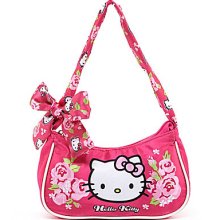 Hello Kitty Vintage Floral Handbag - Pink