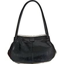 Hobo Leather Frisco Frame Shoulder Bag - Black - One Size