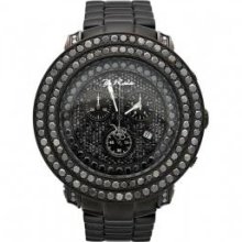 Huge Double Black Diamond 8.00ct Bezel Joe Rodeo Watch