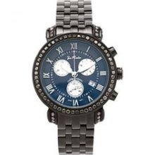 Iced Out Bling Black Diamond Watches: Joe Rodeo Mens Diamond Watch