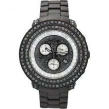Iced Out Bling Mens Black Diamond Watches 8.00ct Joe Rodeo