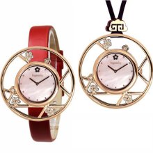 Ingenuity Women's Jewelry Watch w/ 2 interchangeable leather straps