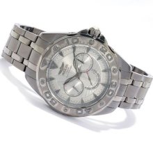 Invicta Mens Pro Diver Elegant Ocean Day & Date Gunmetal Ip Bracelet Watch